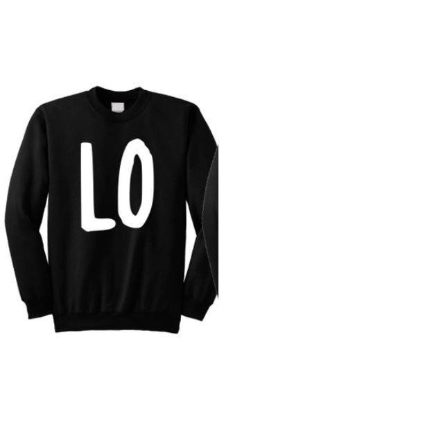 Matching Couple Casual Round Neck Cotton Streetwear Sweater