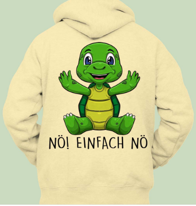 Korean Loose Slouchy Print Hoodie