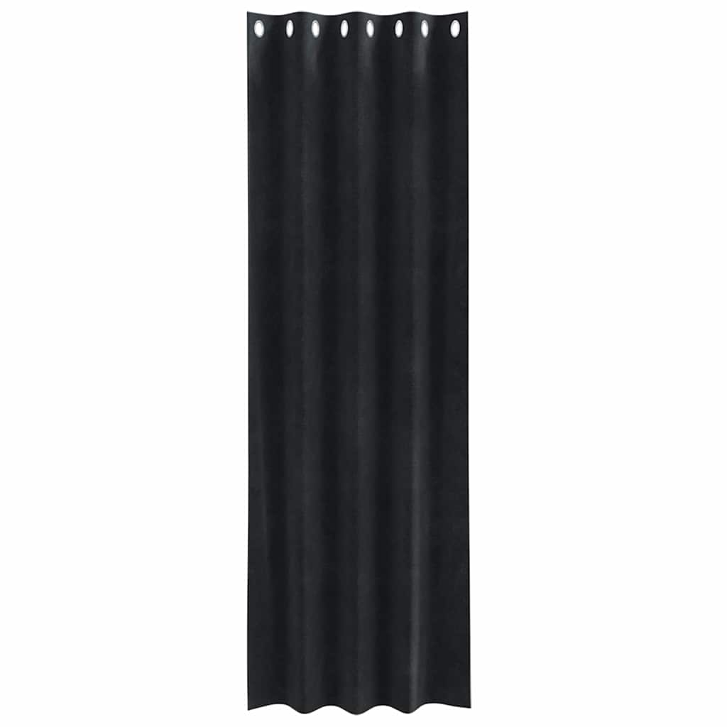 Curtains with Drapes 2 Pcs Velvet