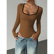 Women's Slim Fit Patchwork Streetwear Jumpsuit