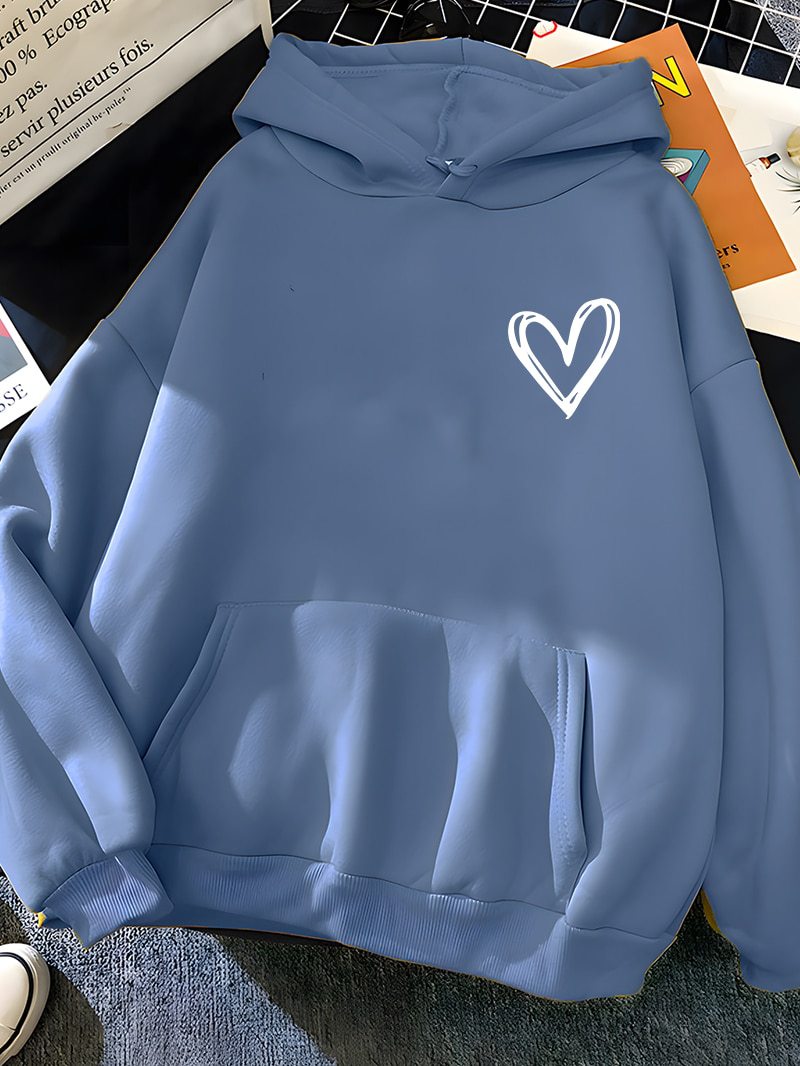 3D Planet Print Couple Hoodie Matching Streetwear Sweatshirt