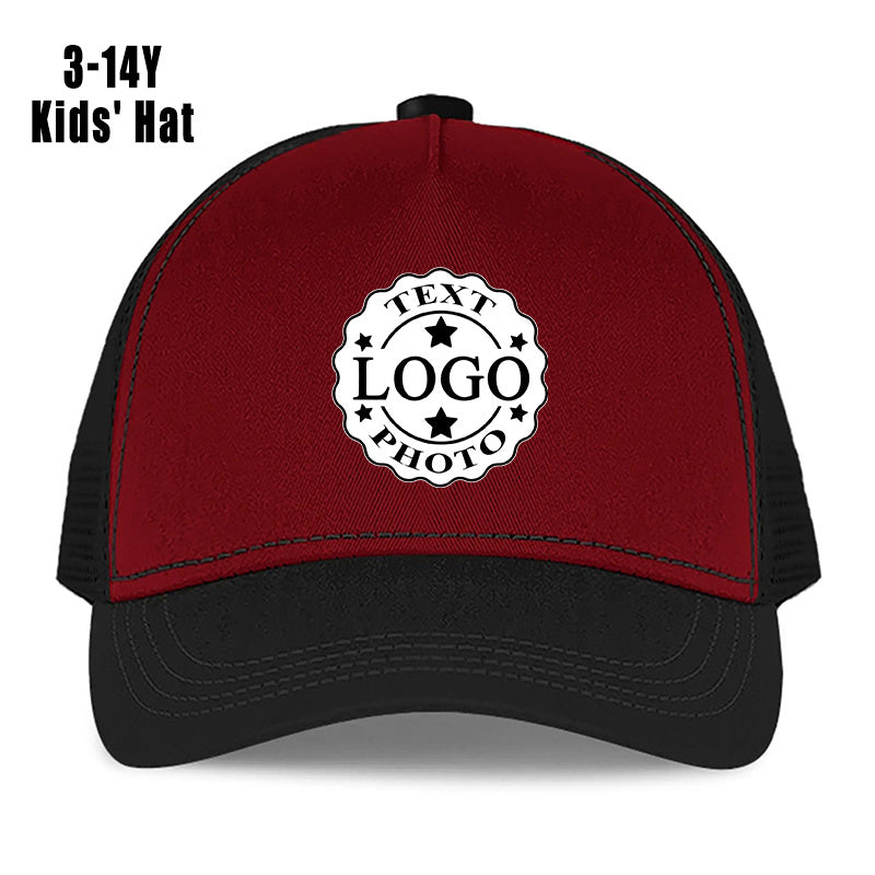 Personalizable Bulk Kids' Baseball Caps