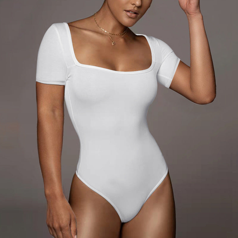 Women's Sexy Short-Sleeve Slim Fit Jumpsuit