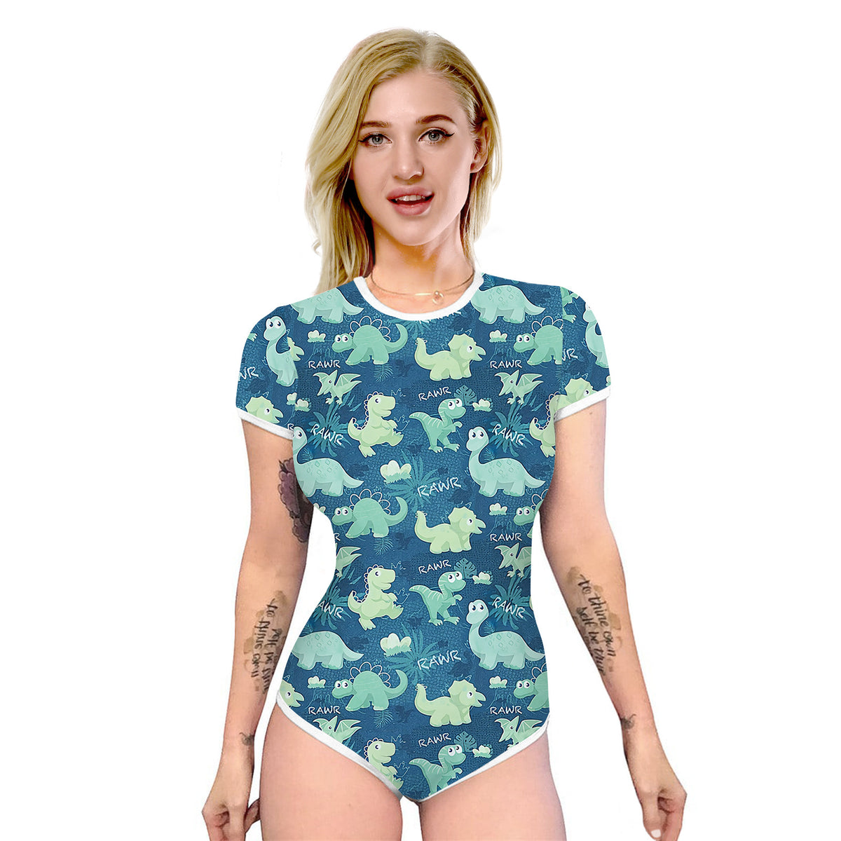 Women's Slim-Fit Short Sleeve Fashion Jumpsuit