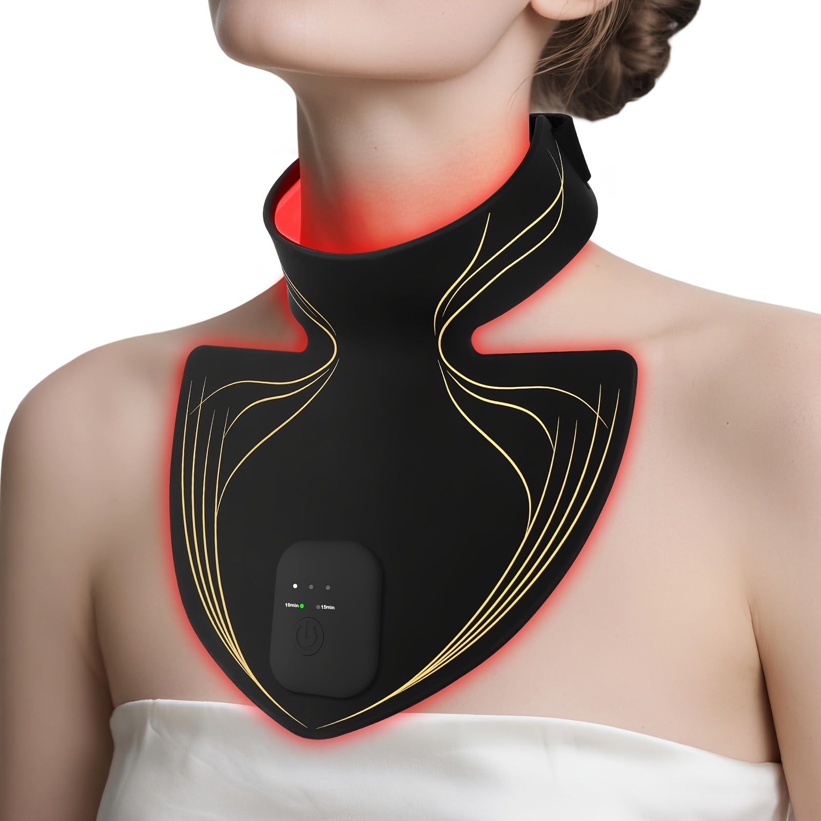 74-LED Wireless Magnetic Therapy Belt with Red & Blue Light Modes