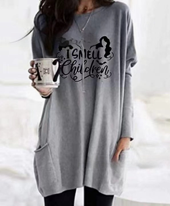 Women's Long-Sleeve Pocket T-Shirt