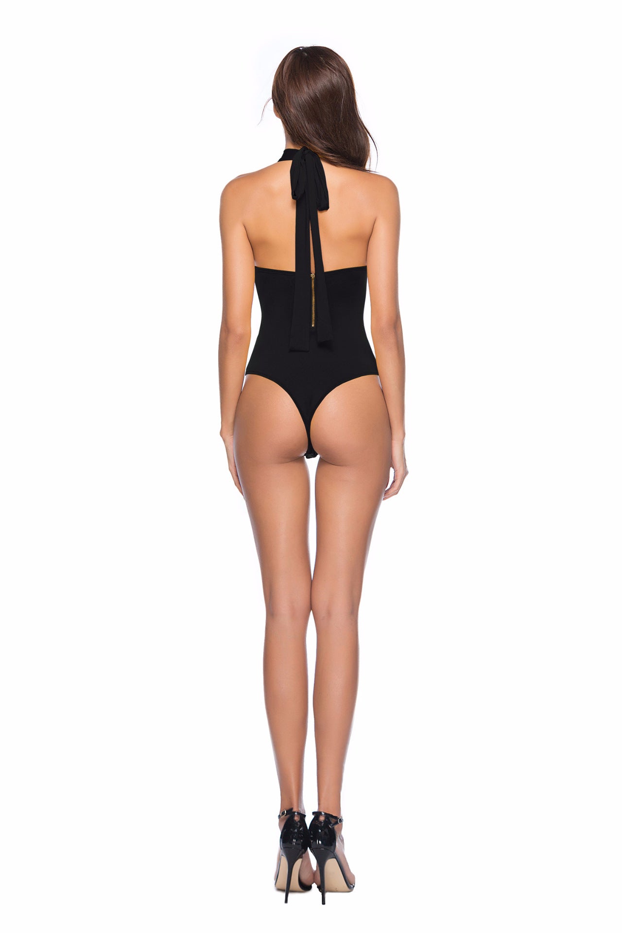 Chic Backless Strappy Irregular Jumpsuit