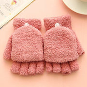Warm Women's Fingerless Gloves for Housework