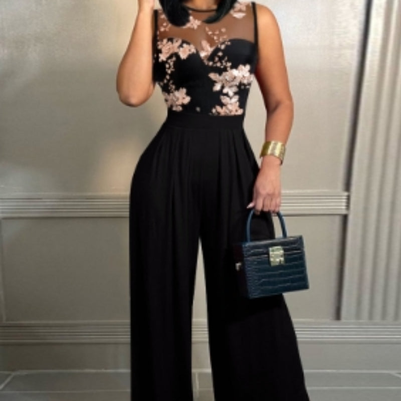 Women's Wear Bell-bottom Pants Four Seasons Elastic Waist Straight-leg Trousers
