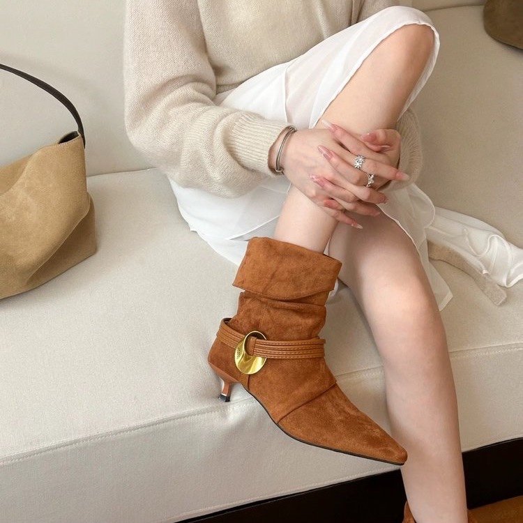 Vintage Chic Ankle Boots