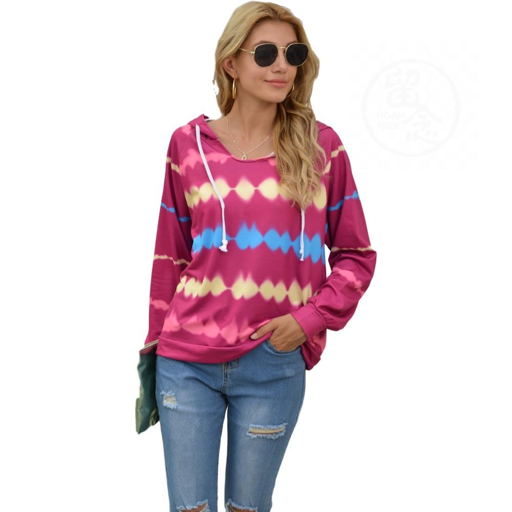 Women's Cozy Striped Winter Hoodie