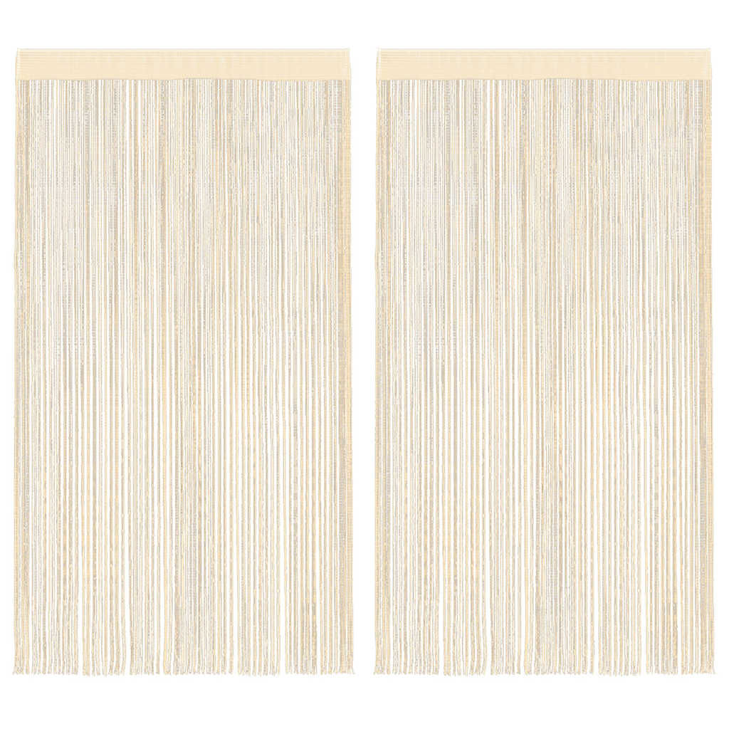 String Curtain, 2 Pieces. String Curtains, 2 Pieces.