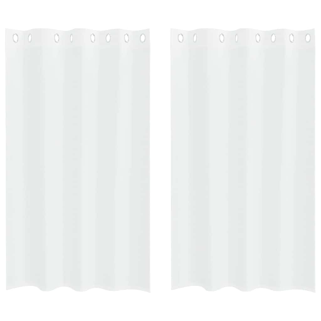 Curtains with Drapes 2 Pcs Polyester