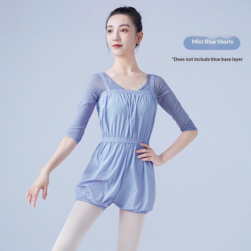 Women's Fitness & Ballet Warm-Up Sweat Bodysuit