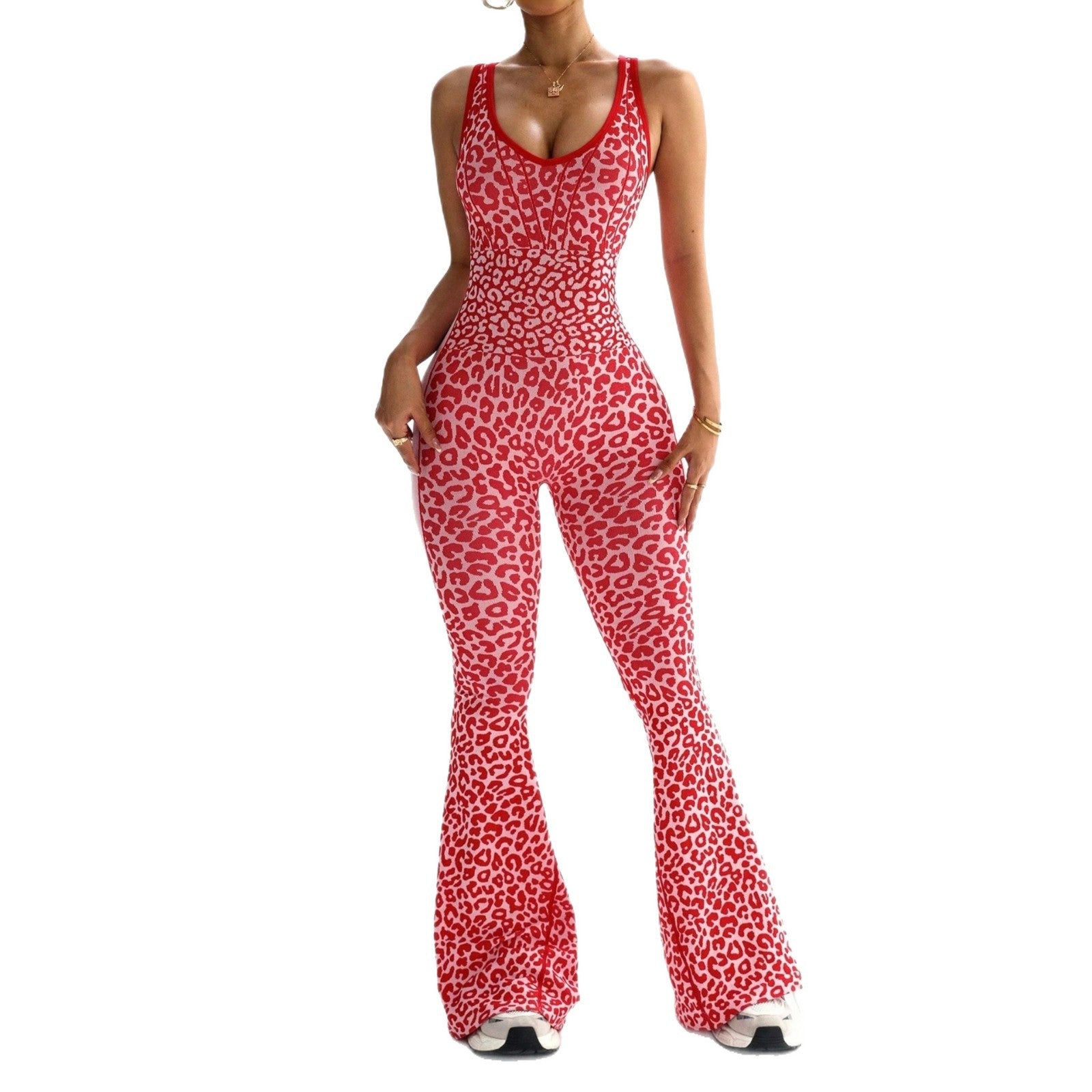 Cross-Back Beautiful Back Sexy One-Piece Yoga Pants