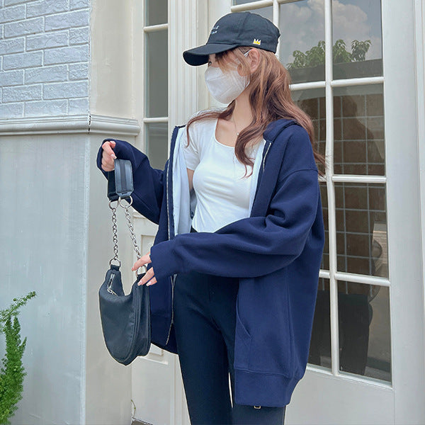 Cozy Hooded Cardigan Sweater Coat for Casual Daily Wear