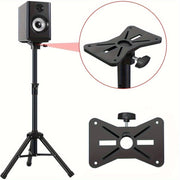 Adjustable Black Speaker Tripod Stand for Sound Systems