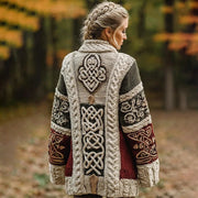 Autumnwinter Hooded Knitwear 3d Digital Print Unisex Crew-neck Pullover Sweater for Men and Women
