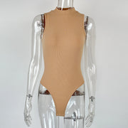 Women's Sexy Slim-Fit Sleeveless Ribbed Tank Jumpsuit
