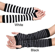 Warm Fingerless Knit Sleeves for Women