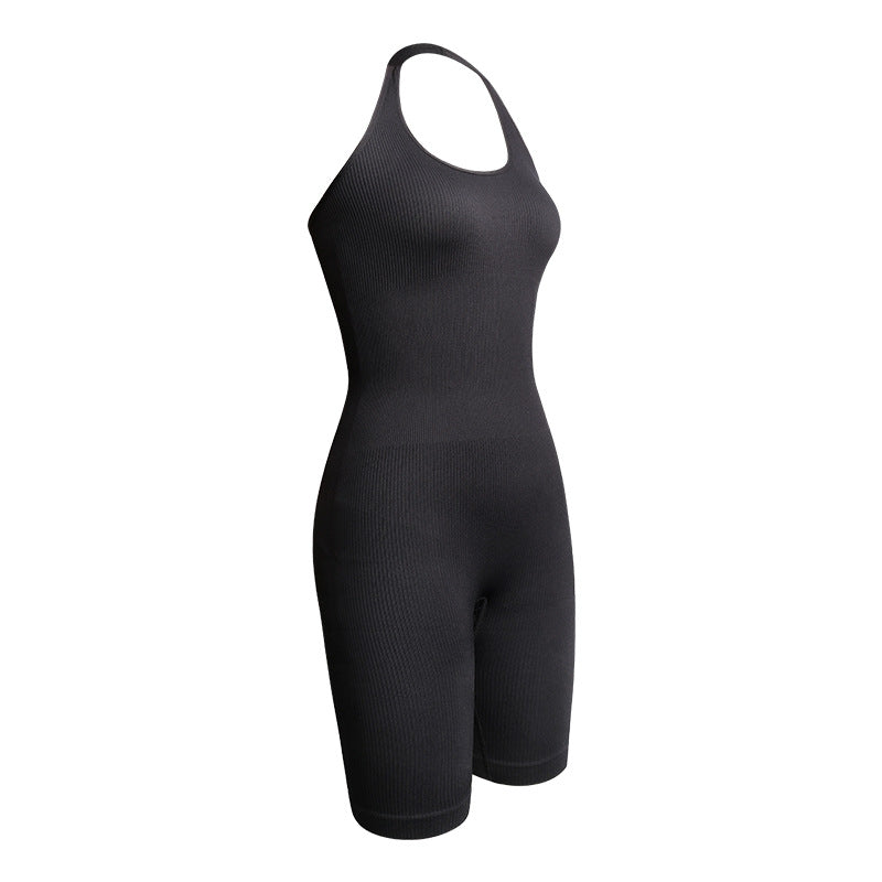 Halter Backless Slim-Fit Shaping Jumpsuit