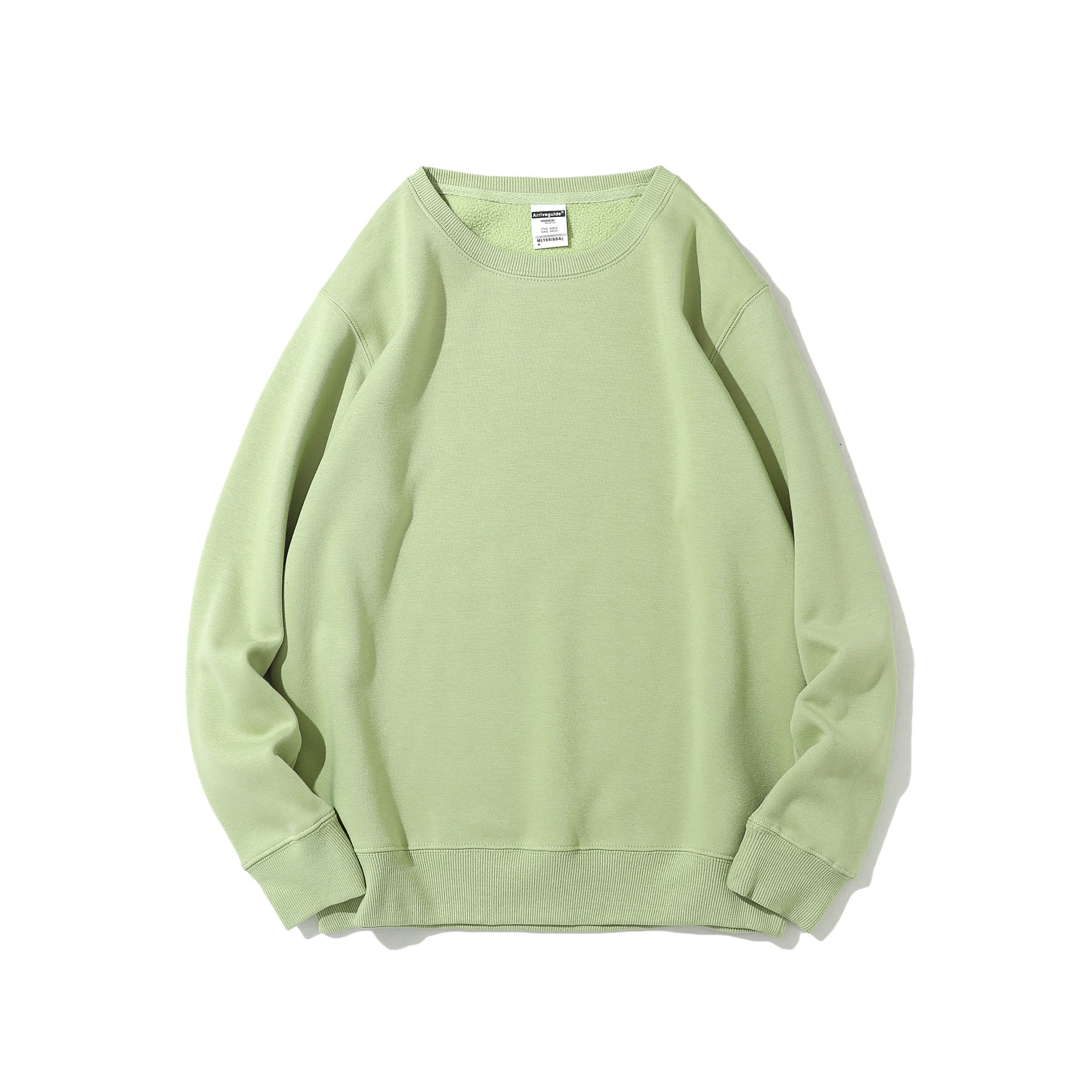 Cozy Fleece-Lined Candy Color Pullover Sweater
