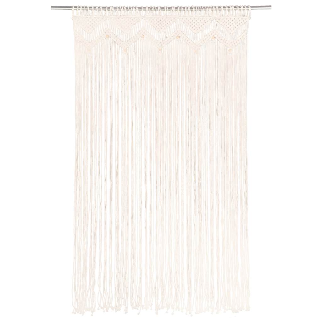 Macrame Curtain 140×240 Cm Cotton Macrame