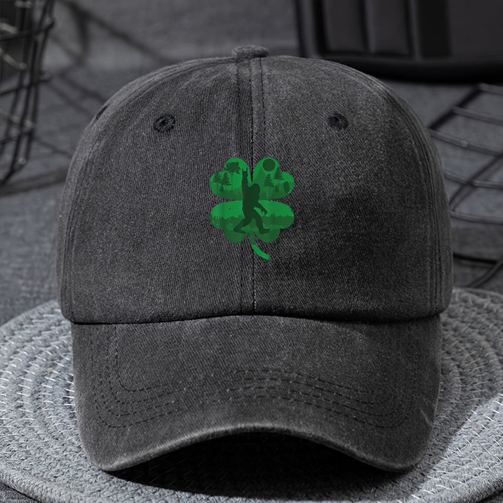 Youth Baseball Cap with St. Patrick’s Day Leprechaun Design, Adjustable Snapback, Breathable Stretch Fit – Machine Washable