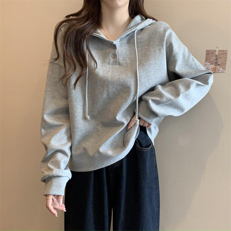 Korean Style Loose Thin Women's Sweater for Spring & Autumn
