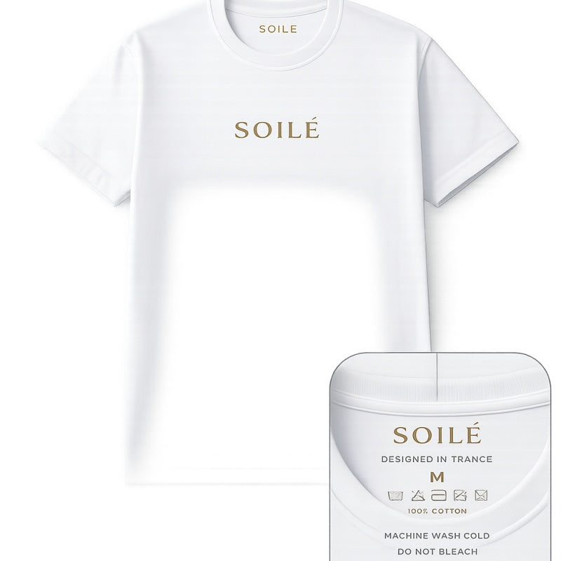 Heavyweight Pure Cotton Crewneck T‑Shirt – Loose Fit, Casual Comfort