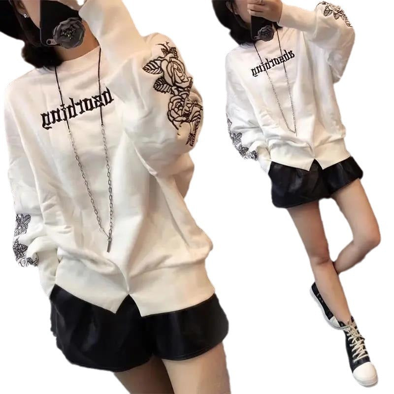 Women's Loose Cotton Plus Size Sweater
