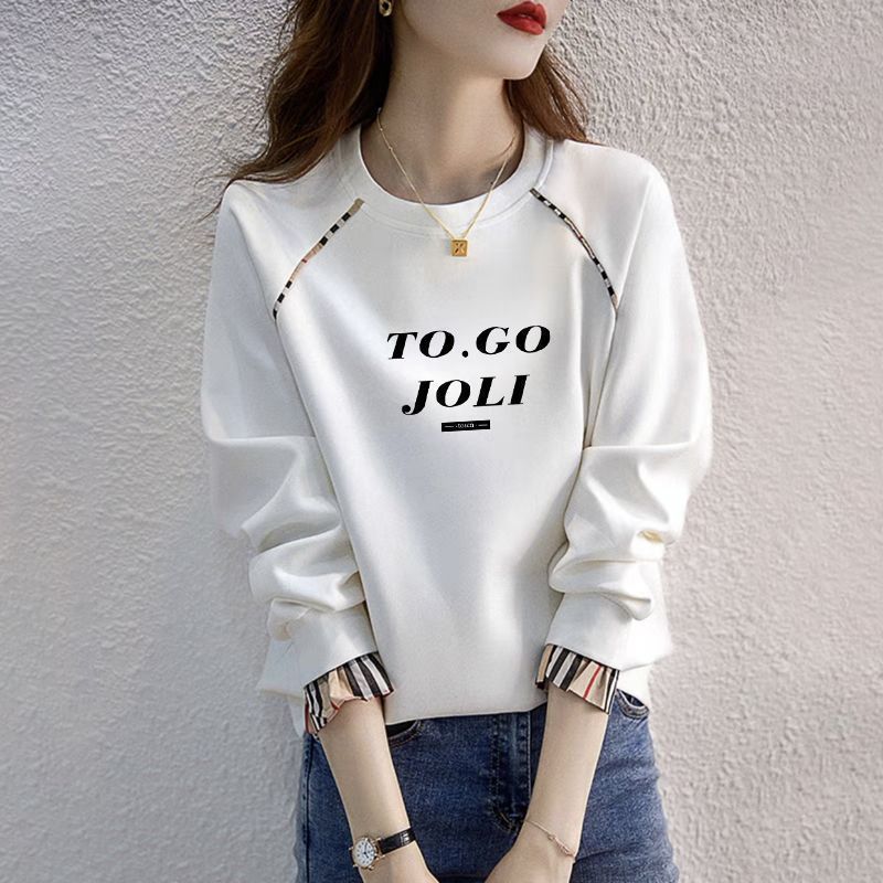 Korean-Style Loose Cotton Hooded Sweater for Women