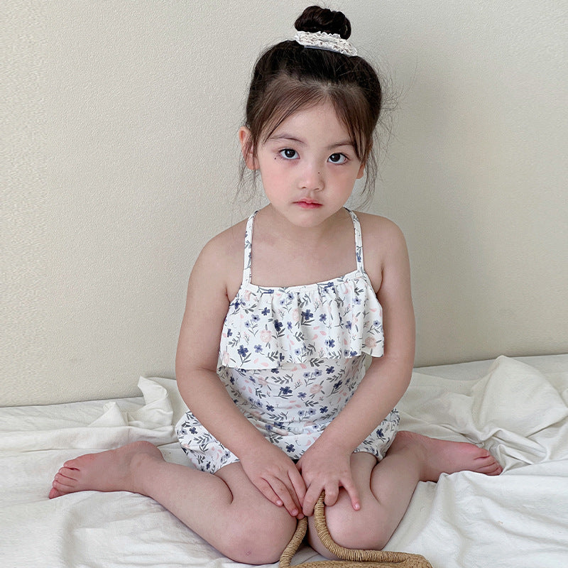 Floral Baby Girl Swimsuit for Beach & Pool Days