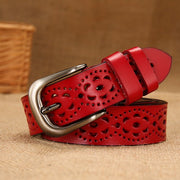 Leather Hollow Belt for Women