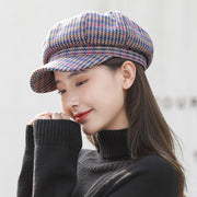 Warm Navy Octagonal Cap for Kids