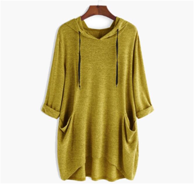 Women's Cozy Cashmere Hooded Pullover T-Shirt