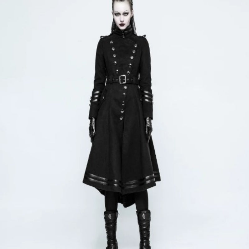Short Back Coat with Fitted Waist