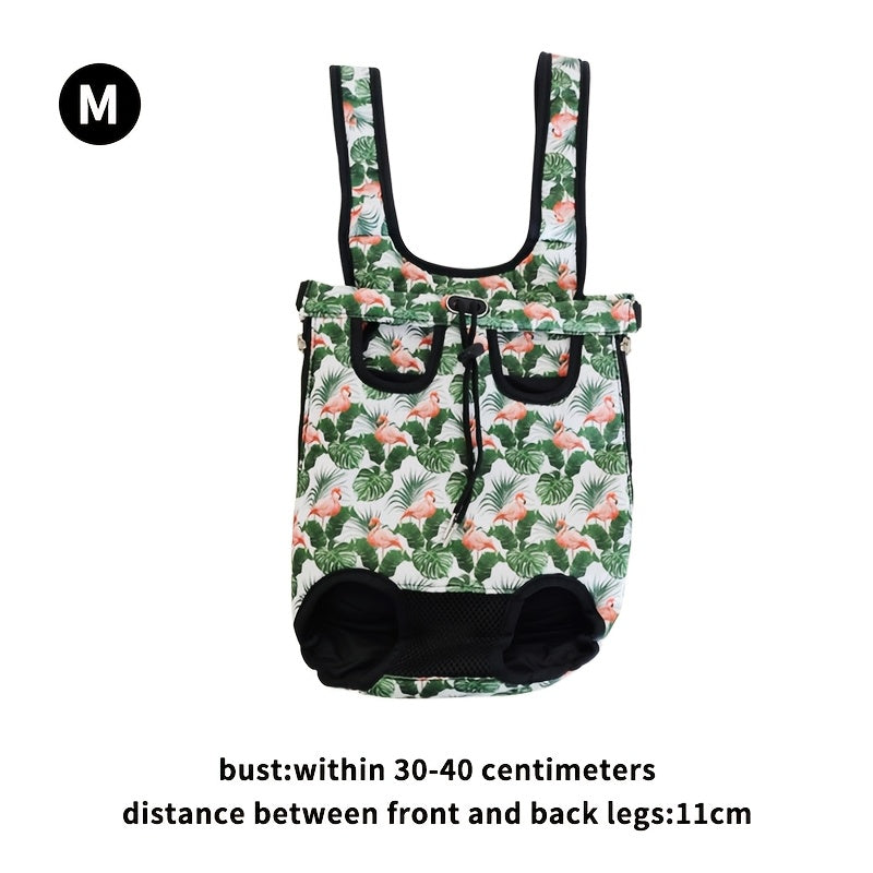 Pet Travel Backpack with Front Harness, Adjustable Multi‑Gear, Ultra‑Breathable Mesh and Lightweight Durable Design