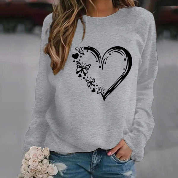 Women's Casual Corduroy Loose Pullover Sweatshirt