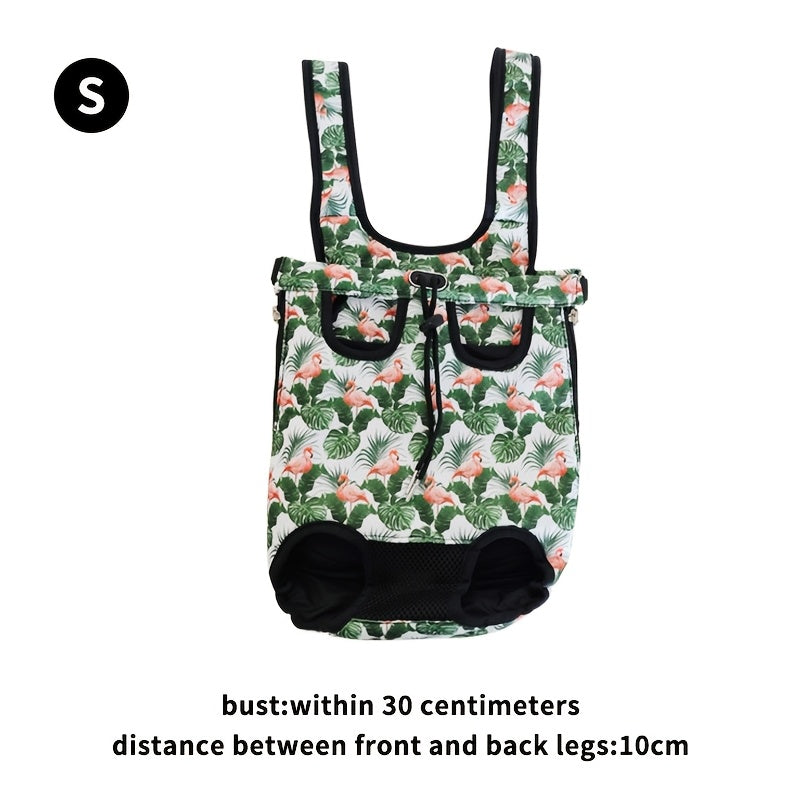 Pet Travel Backpack with Front Harness, Adjustable Multi‑Gear, Ultra‑Breathable Mesh and Lightweight Durable Design