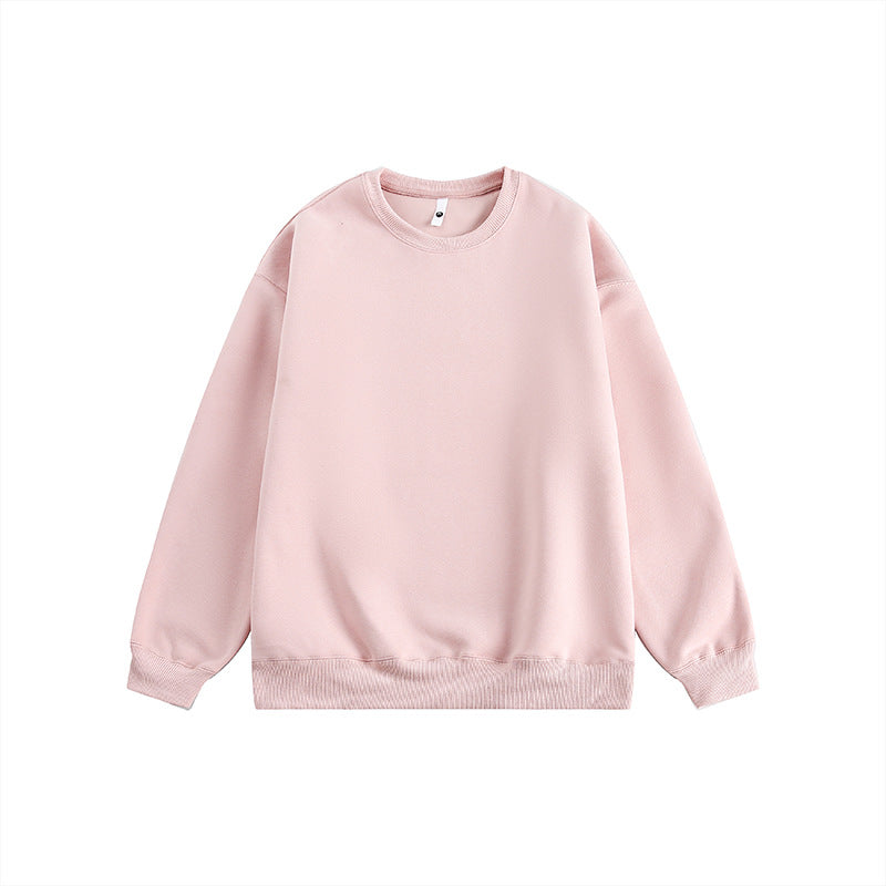 Cozy Loose Long-Sleeve Couple's Pullover Sweatshirt