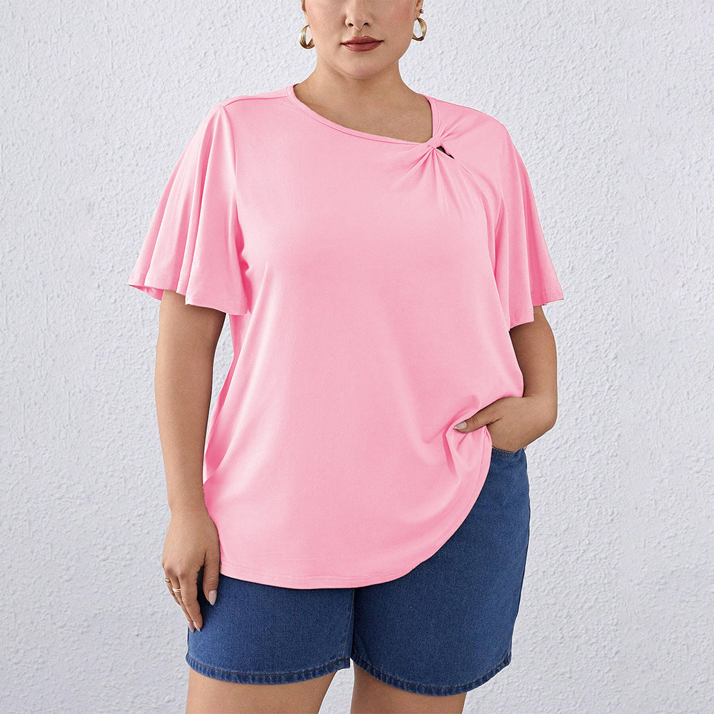 Loose Fit Minimalist Round-Neck T-Shirt – Effortless Comfort & Style