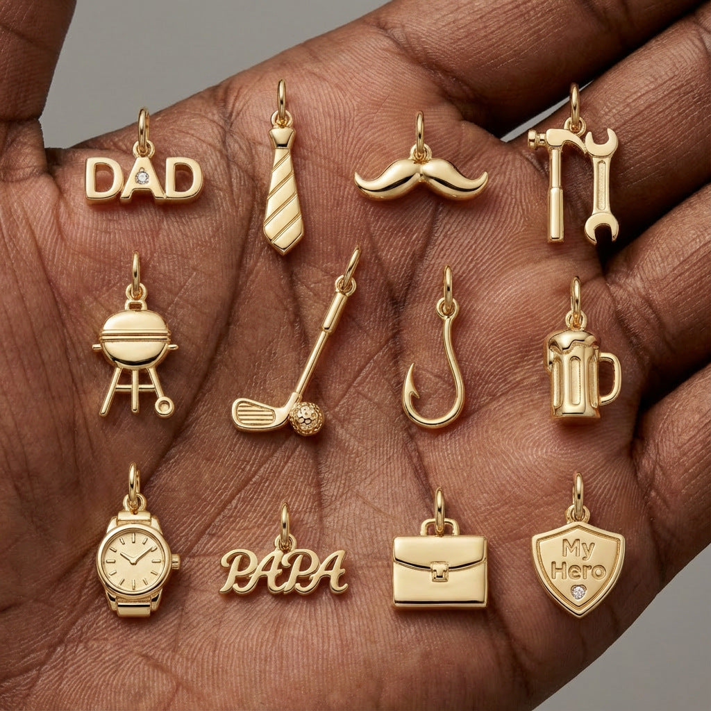 Personalized Stainless Steel Pendant for Dad