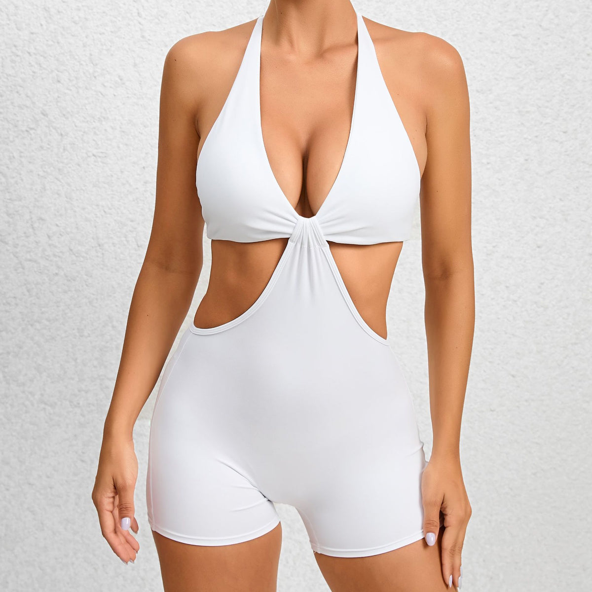 Seamless Two-Piece Fitness Yoga Jumpsuit for Workout