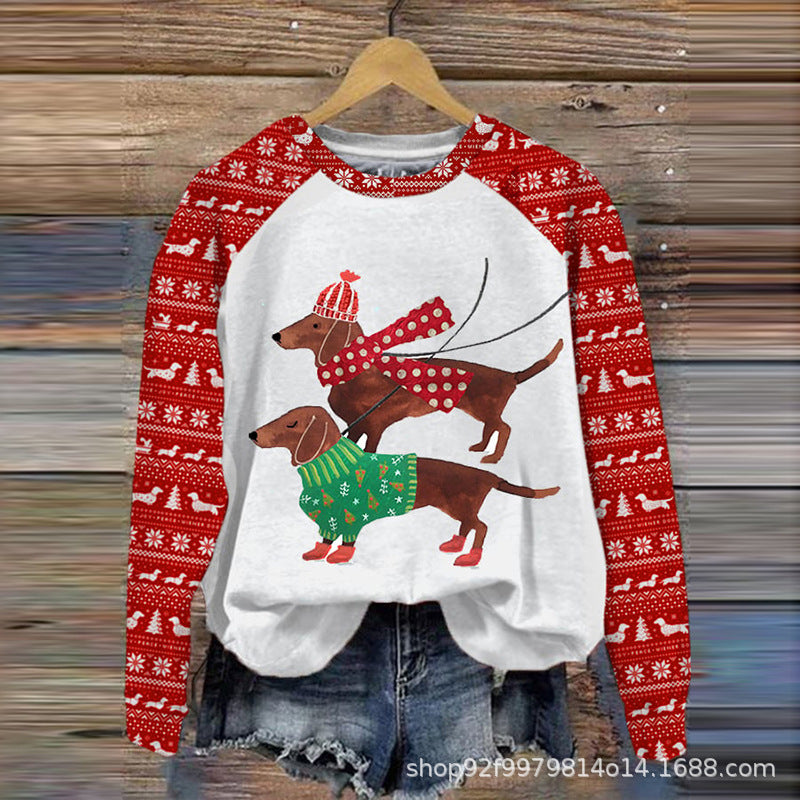 3D Animal Print Casual Pullover Hoodie Sweatshirt
