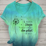 Women's V-Neck Short Sleeve Tee – Soft, Lightweight, Loose Fit
