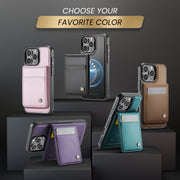Wireless Charging Phone Case with Card Holder