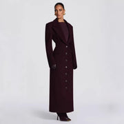 Elegant Lapel Tied Coat for Men
