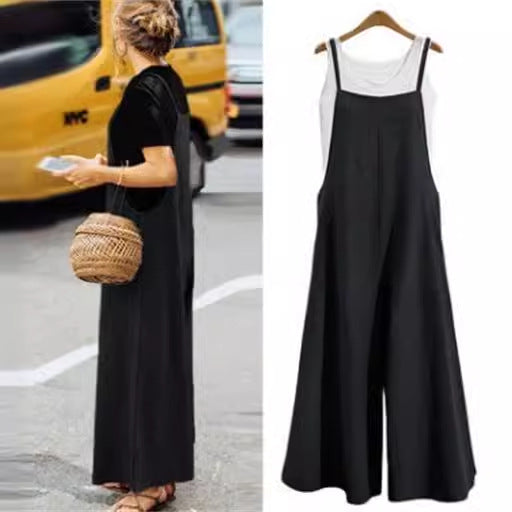 Women's Casual Minimalist Strap Jumpsuit