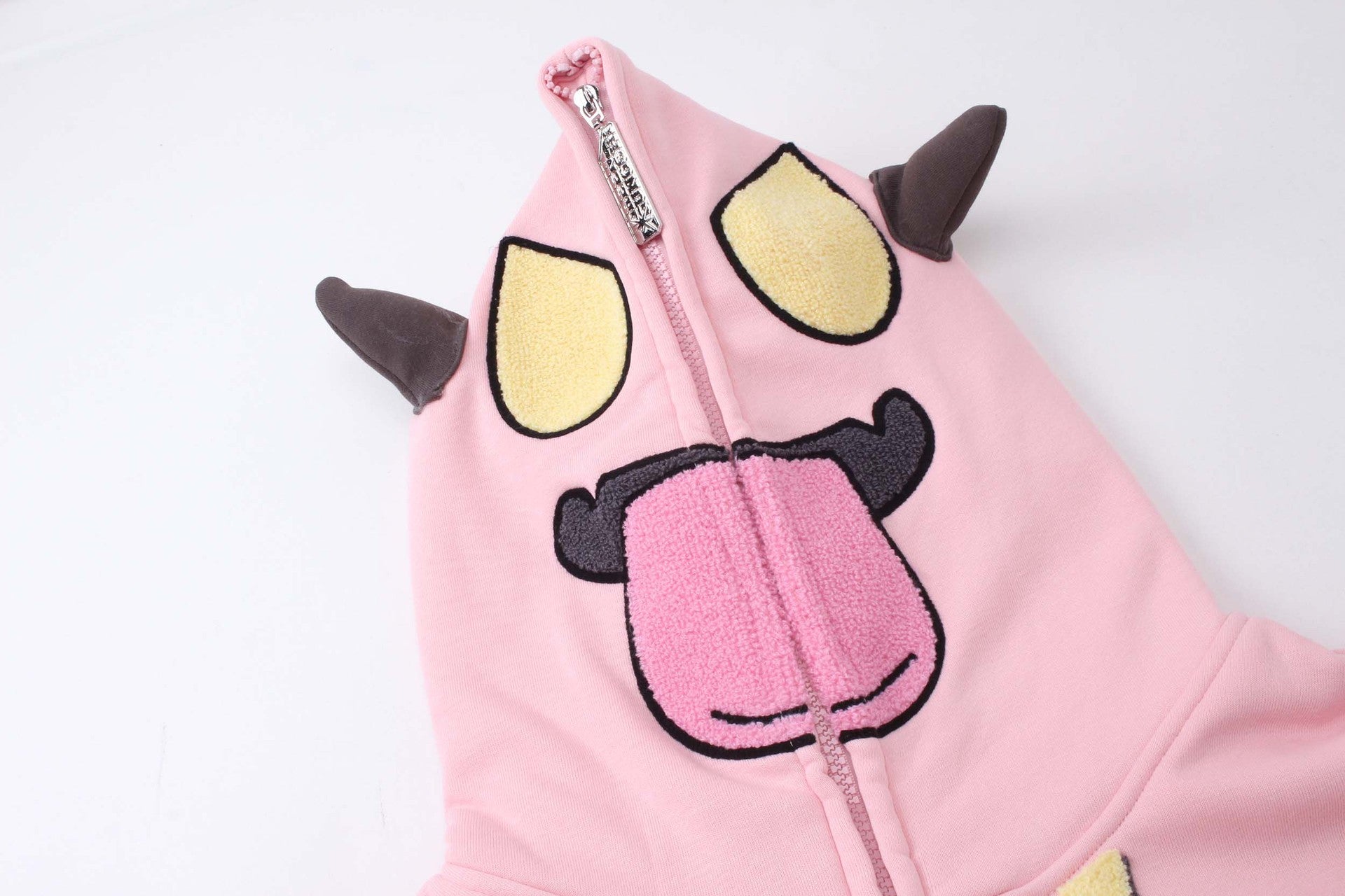 Cute Spider Embroidery Hooded Cardigan Sweater